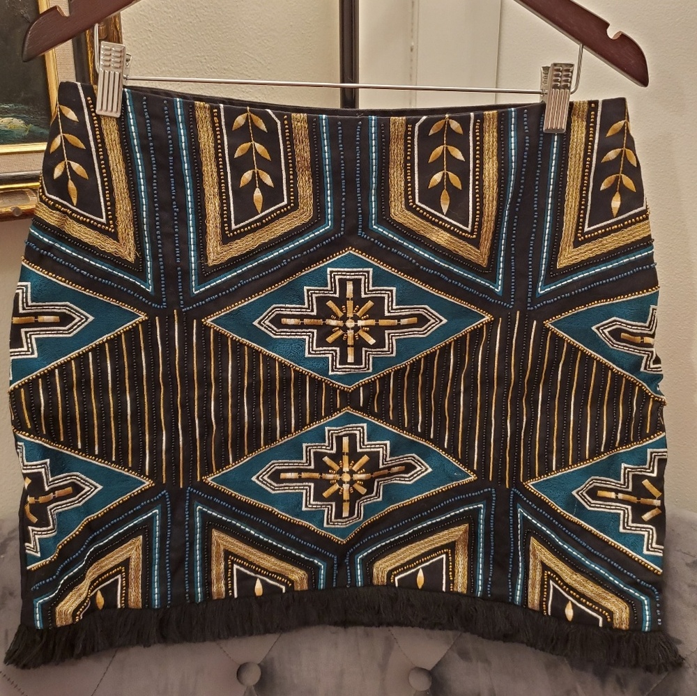 H&M tribal skirt